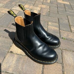 Dr. Martens Black Leather Chelsea Boots